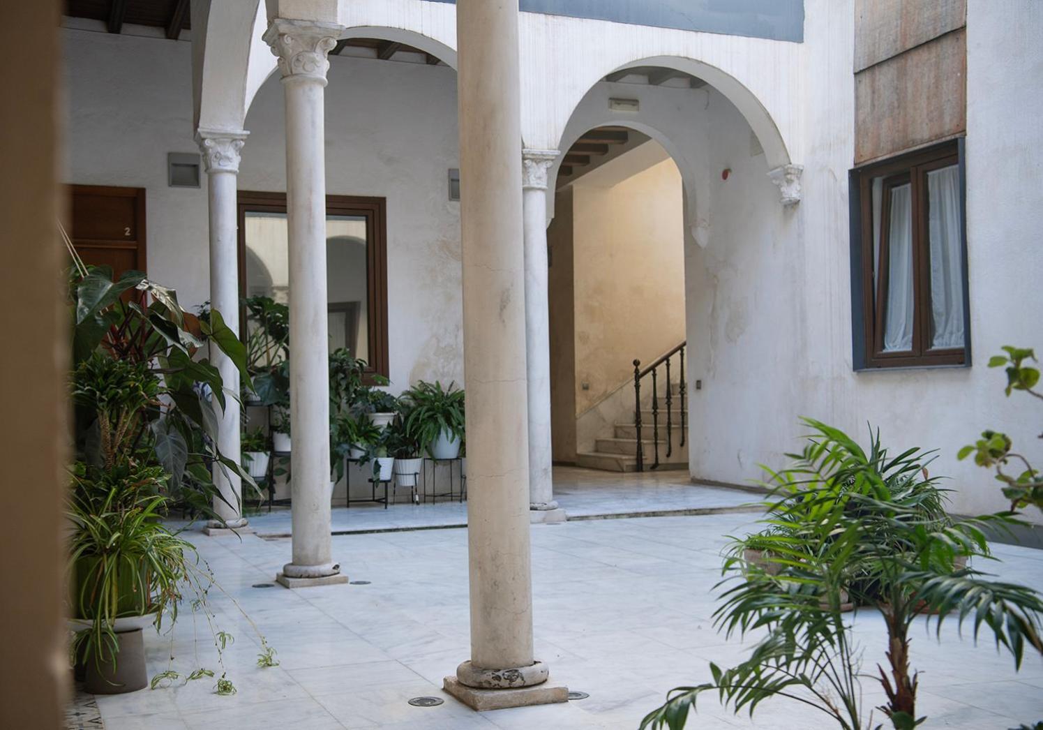 Casa Palacio Bustos Tavera Sevilla Dış mekan fotoğraf